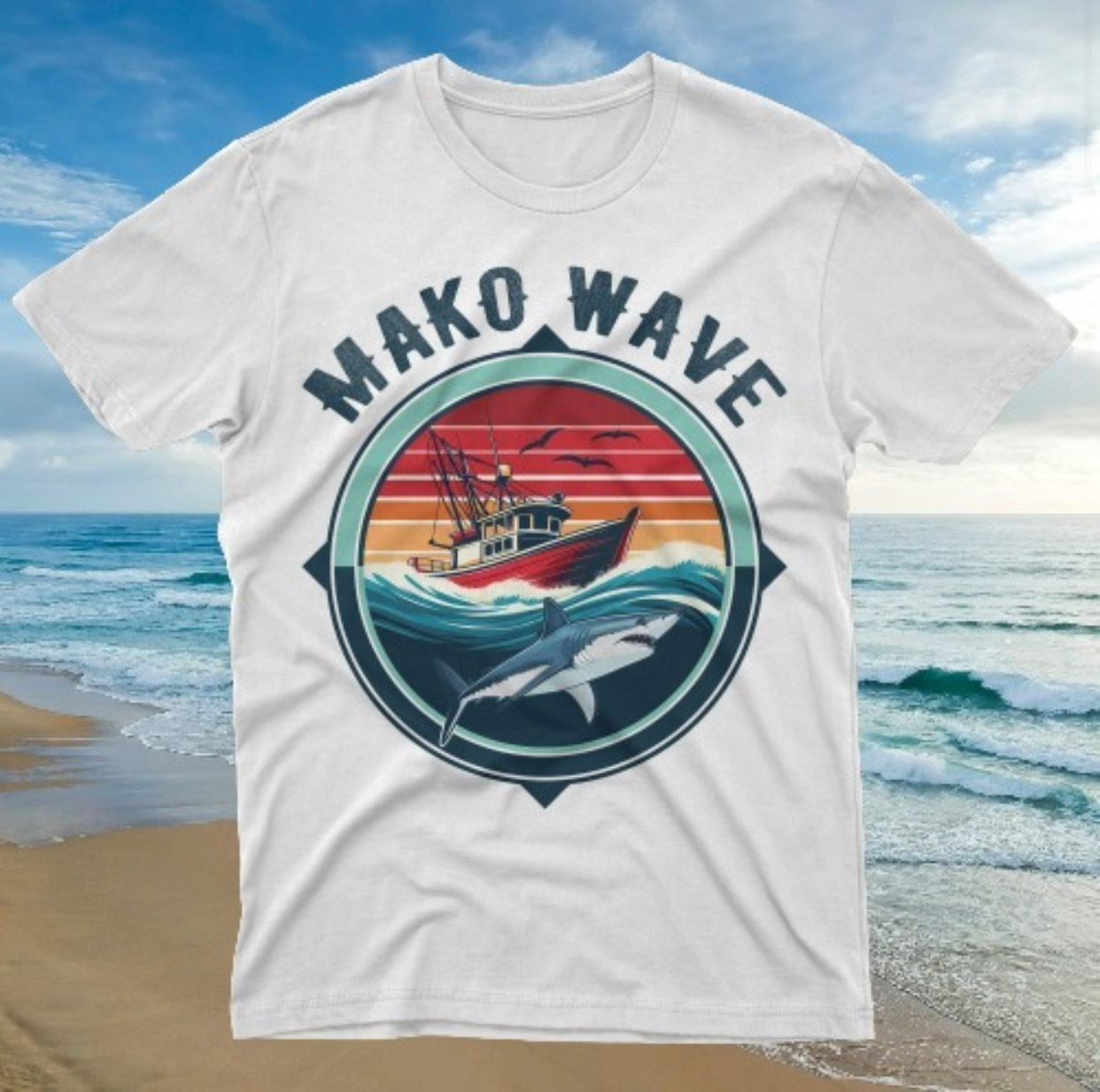 MakoWave “Sunset Chase” Performance Tee (Kids)