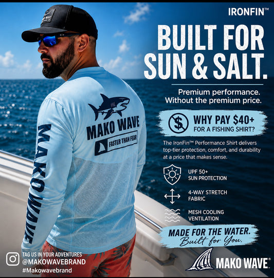 IronFin™ UPF 50+ Performance Fishing Shirt